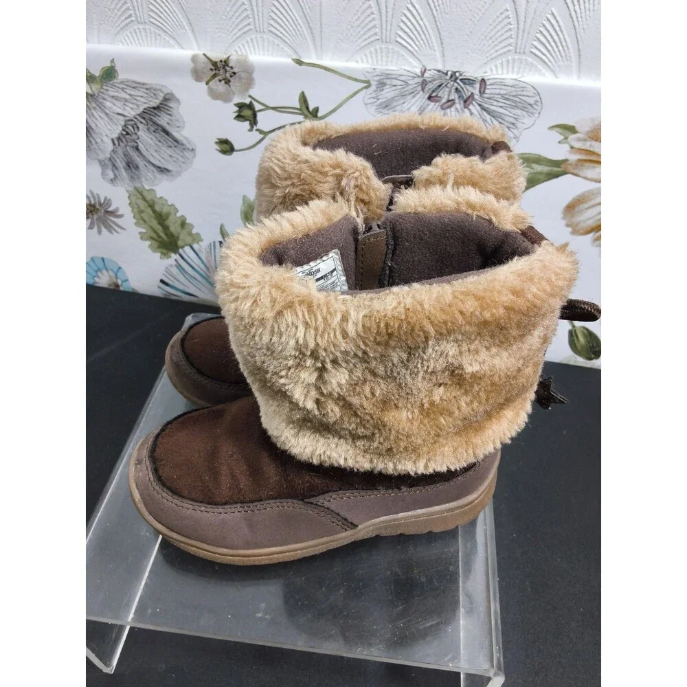 OshKosk Girls Winter Boots Brown Size 10